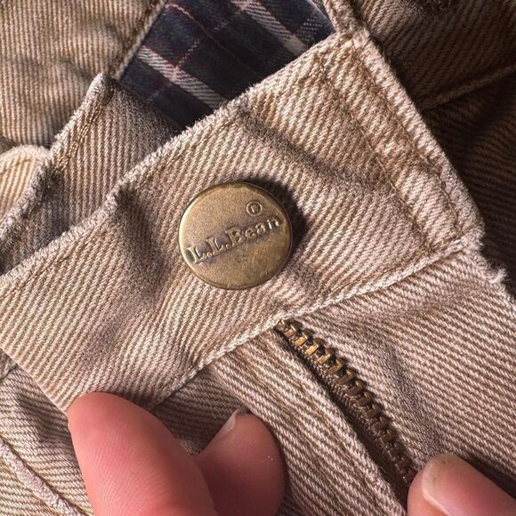 Llbean Men's Brown and Tan Trousers - Picture 4 of 4